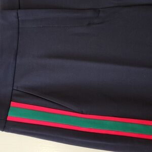 NEW Boden Navy Ponte Trousers with Side Stripe
